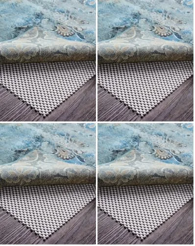 Rug Gripper Pad for Hardwood Floors, 2×4 ft, White