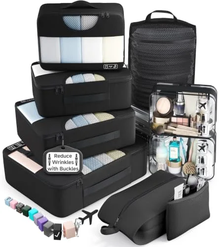 9 Set Packing Cubes for Travel