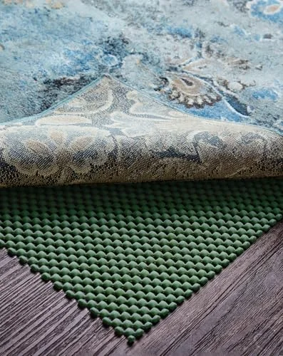 6x9 Ft Rug Pad Gripper for Hardwood Floors, Dark Green
