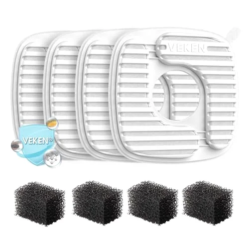 PP Housing Cat Water Fountain Filters, 4 Pack Replacement Filters