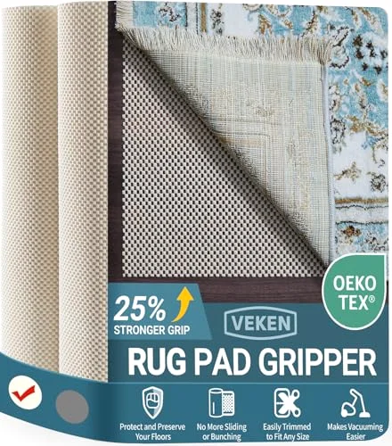 8x11 Ft Rug Pad Gripper for Hardwood Floors