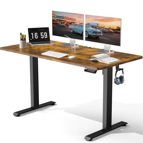 55" Super Large Standing Desk, Electric Height Adjustable