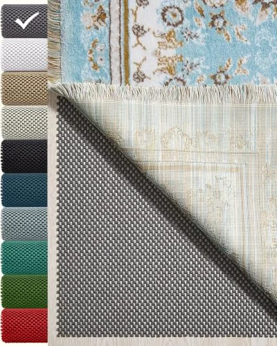 Runner Rug Pad Gripper for Hardwood Floors, 2×6 ft, Dark Grey