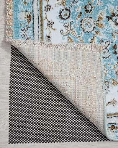 8x10 Ft Rug Pad Gripper for Hardwood Floors, Black