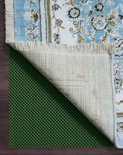 8x10 Ft Rug Pad Gripper for Hardwood Floors, Dark Green
